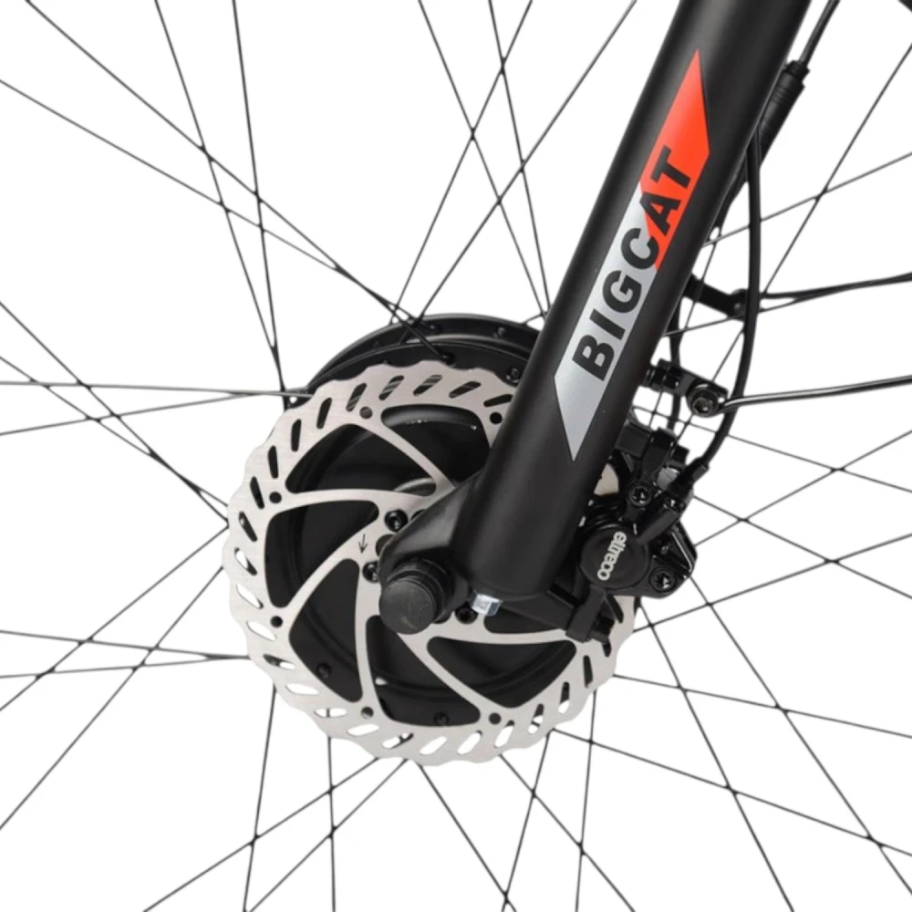 Электровелосипед Eltreco BigCat Dual Next Зелёный-матовый 7