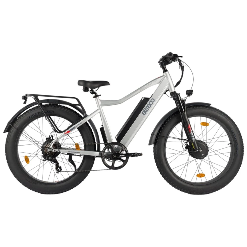 Электровелосипед Eltreco BigCat Dual Next Серебристый-матовый